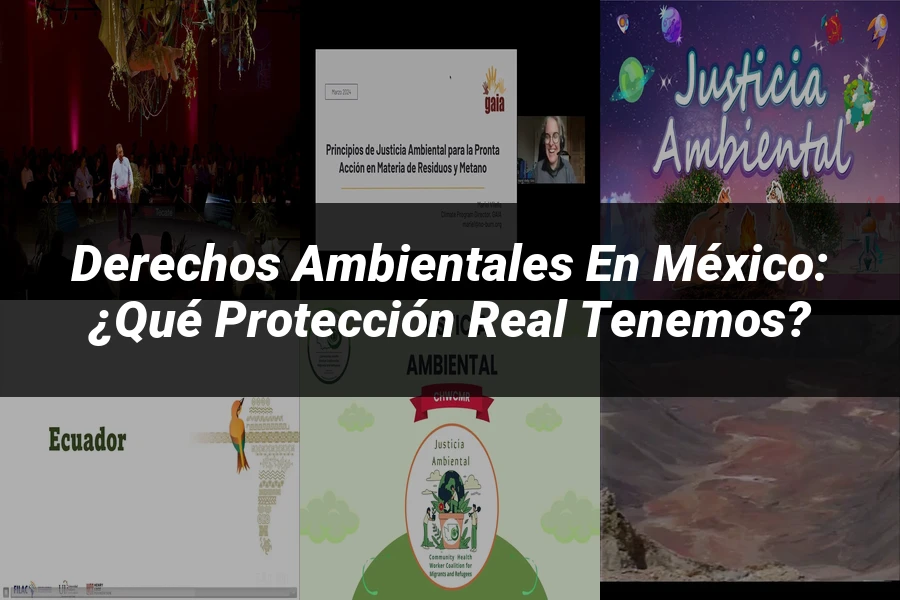 "Derechos ambientales en México: ¿Qué protección real tenemos?"