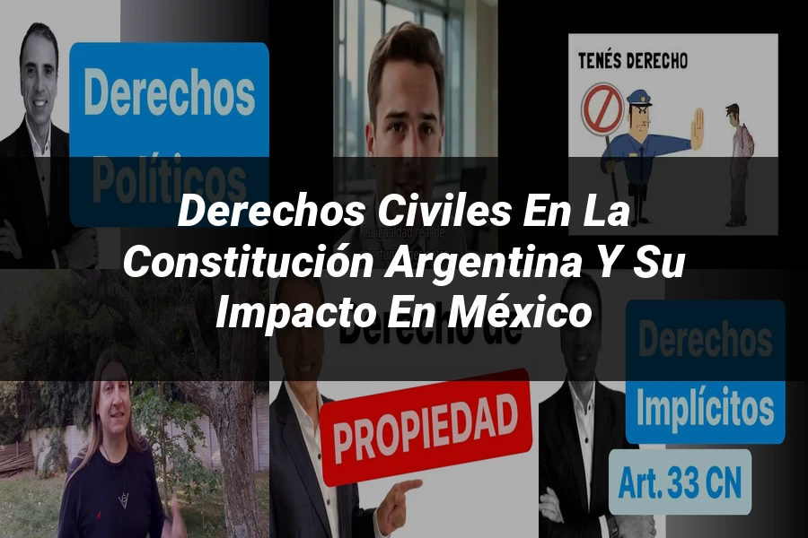"Derechos civiles en la constitución argentina y su impacto en México"