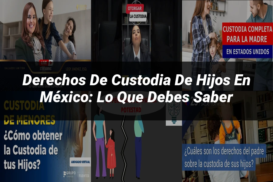 "Derechos de Custodia de Hijos en México: Lo que Debes Saber"
