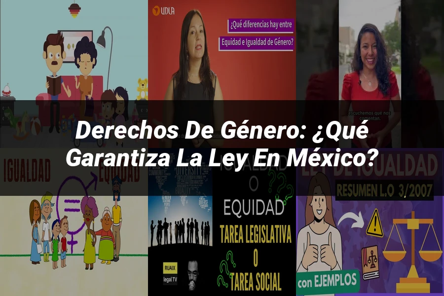 "Derechos de Género: ¿Qué Garantiza la Ley en México?"