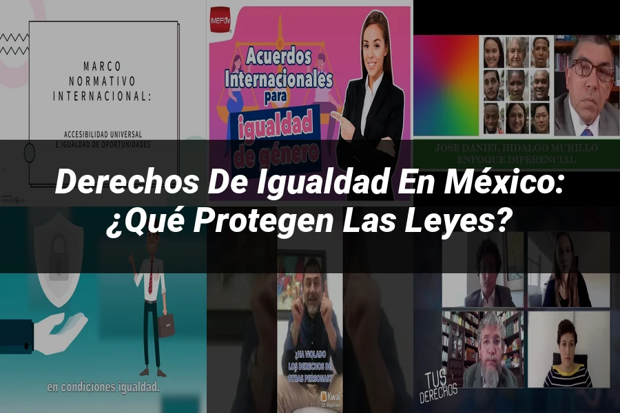 "Derechos de Igualdad en México: ¿Qué Protegen las Leyes?"