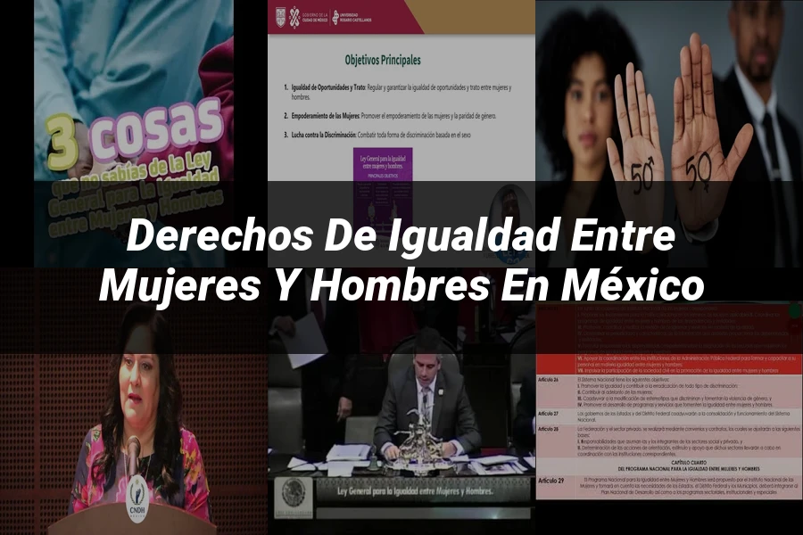 "Derechos de Igualdad entre Mujeres y Hombres en México"