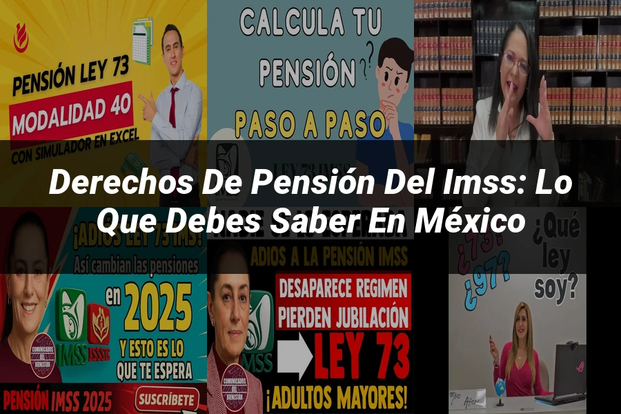 "Derechos de Pensión del IMSS: Lo Que Debes Saber en México"