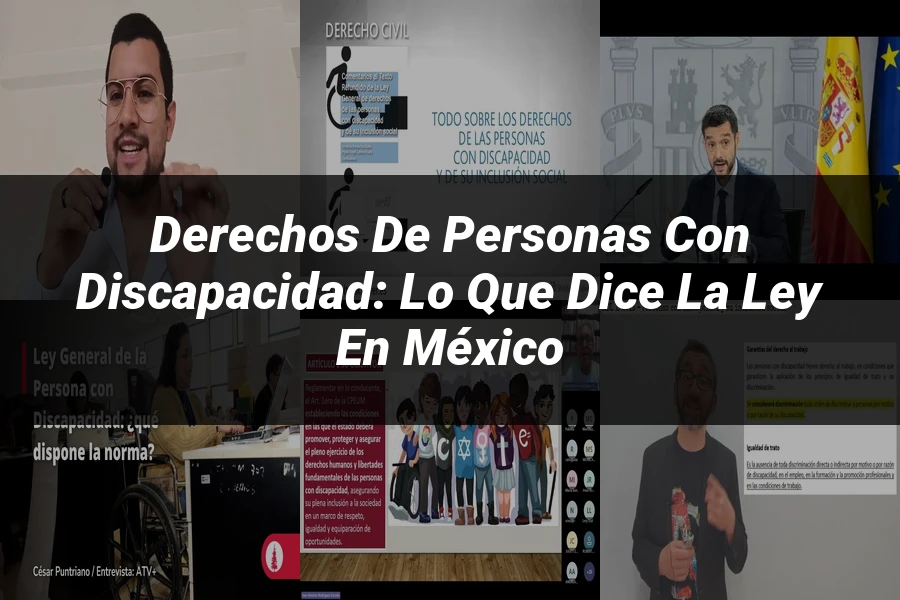 "Derechos de Personas con Discapacidad: Lo que Dice la Ley en México"