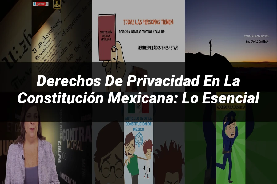 "Derechos de Privacidad en la Constitución Mexicana: Lo Esencial"