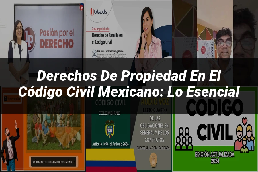 "Derechos de Propiedad en el Código Civil Mexicano: Lo Esencial"