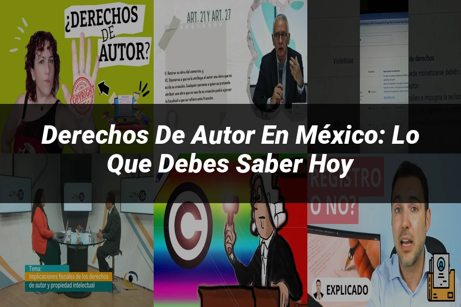 "Derechos de autor en México: Lo que debes saber hoy"