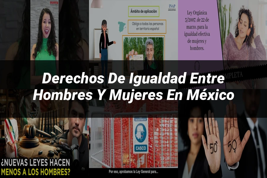 "Derechos de igualdad entre hombres y mujeres en México"