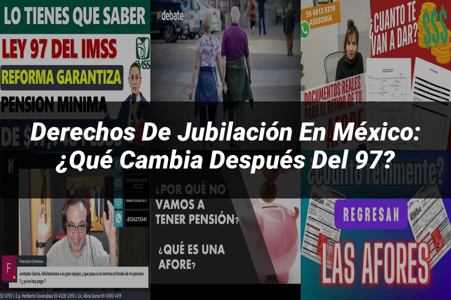 "Derechos de jubilación en México: ¿Qué cambia después del 97?"