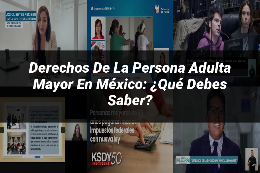 "Derechos de la Persona Adulta Mayor en México: ¿Qué Debes Saber?"