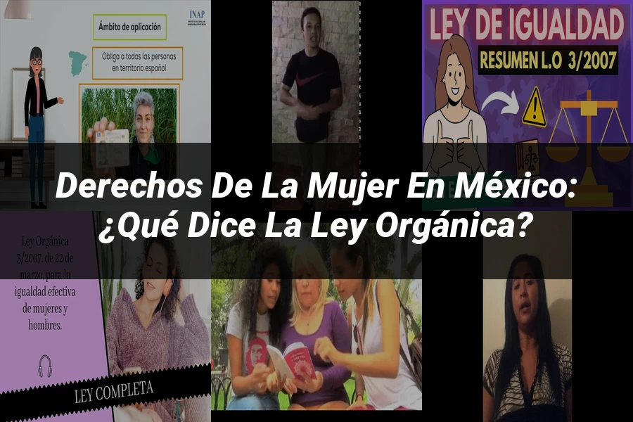 "Derechos de la mujer en México: ¿Qué dice la ley orgánica?"