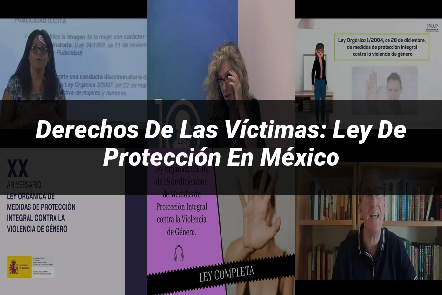 "Derechos de las Víctimas: Ley de Protección en México"