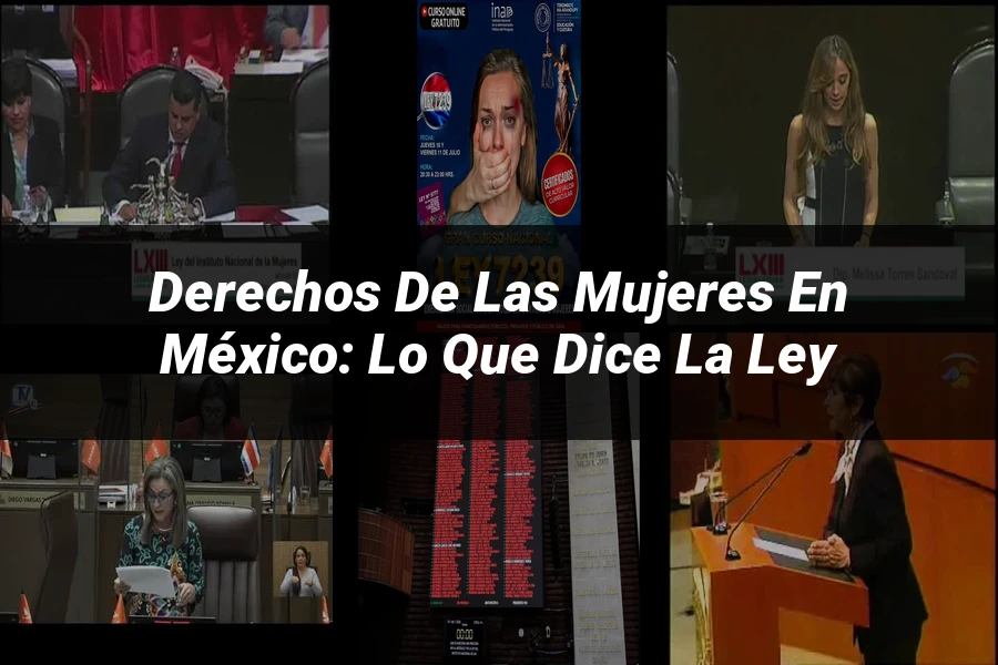 "Derechos de las mujeres en México: lo que dice la ley"
