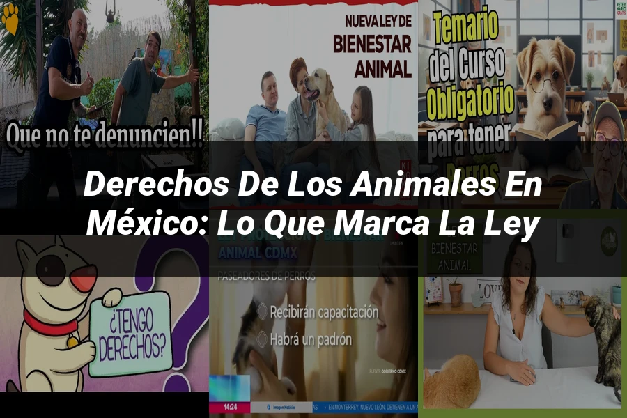 "Derechos de los Animales en México: Lo Que Marca la Ley"