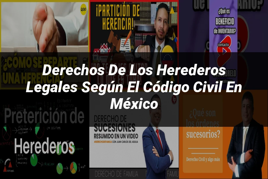 "Derechos de los Herederos Legales según el Código Civil en México"