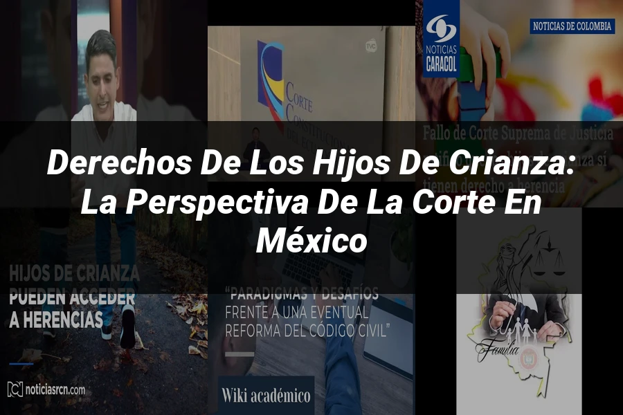 "Derechos de los Hijos de Crianza: La Perspectiva de la Corte en México