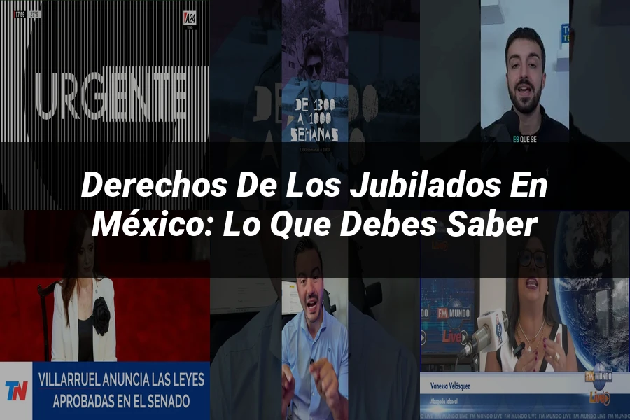 "Derechos de los Jubilados en México: Lo Que Debes Saber"