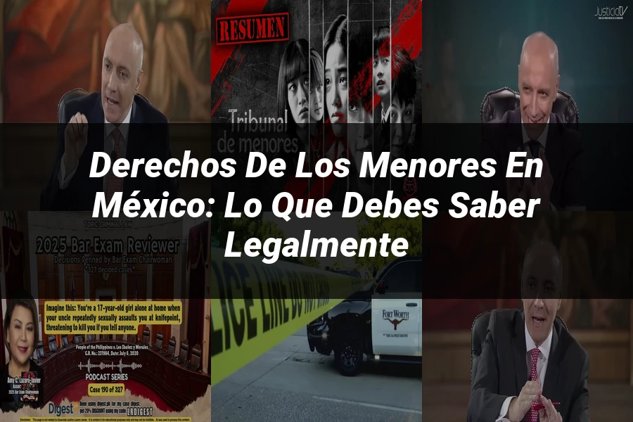 "Derechos de los Menores en México: Lo que Debes Saber Legalmente"