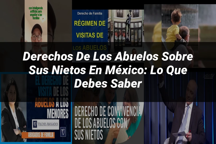 "Derechos de los abuelos sobre sus nietos en México: lo que debes saber"