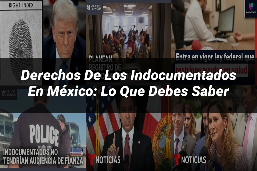 "Derechos de los indocumentados en México: lo que debes saber"