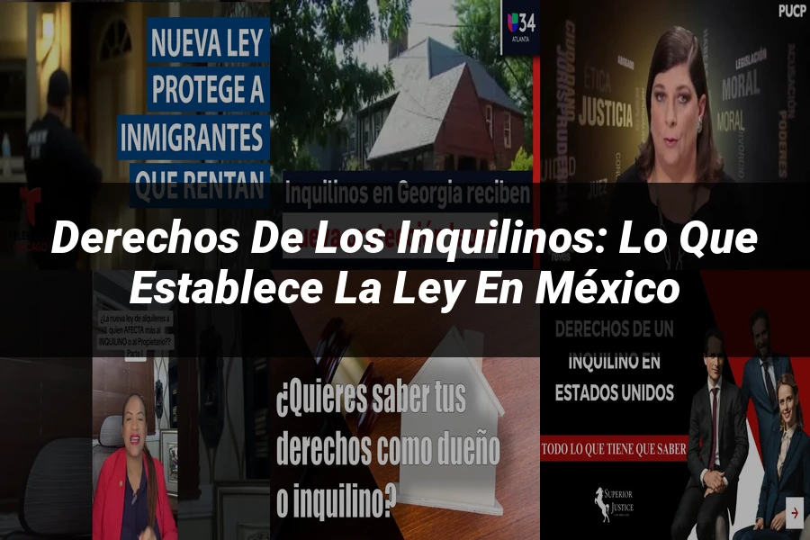 "Derechos de los inquilinos: lo que establece la ley en México"