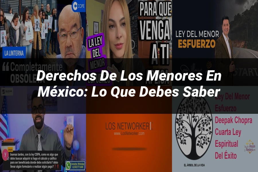 "Derechos de los menores en México: lo que debes saber"
