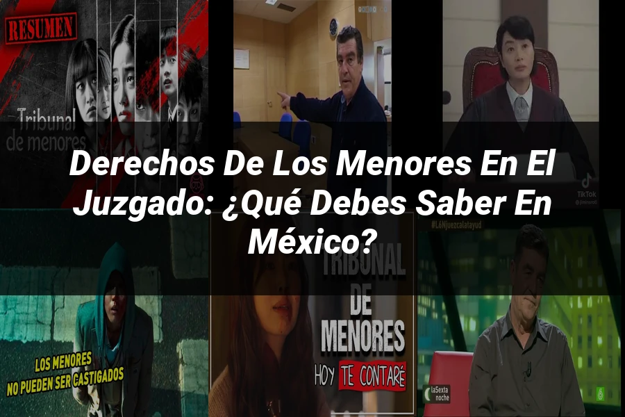 "Derechos de los menores en el juzgado: ¿Qué debes saber en México?"