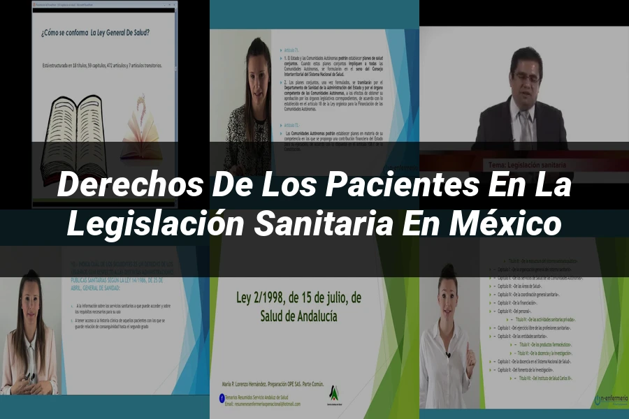 "Derechos de los pacientes en la legislación sanitaria en México"