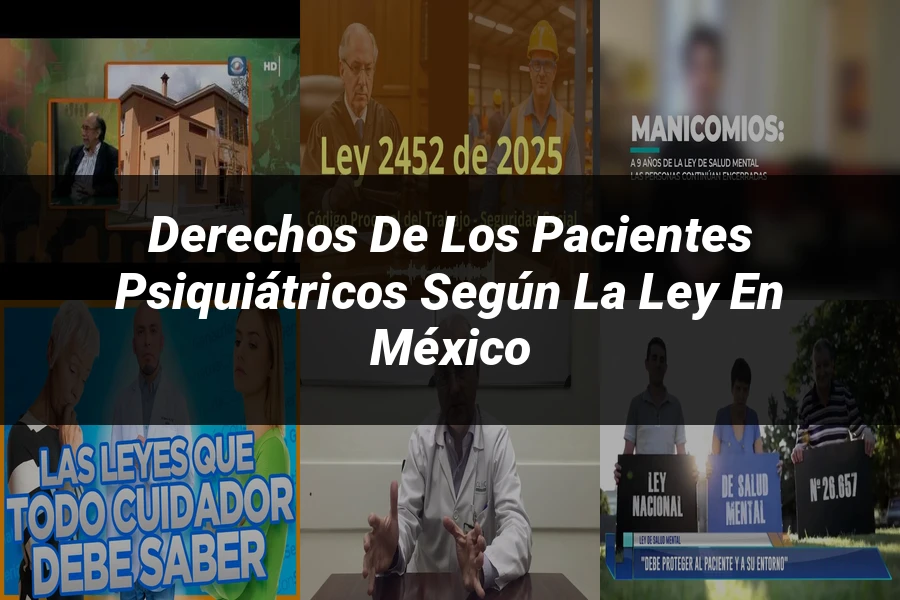 "Derechos de los pacientes psiquiátricos según la ley en México"