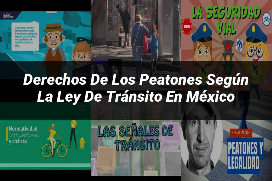 "Derechos de los peatones según la ley de tránsito en México"