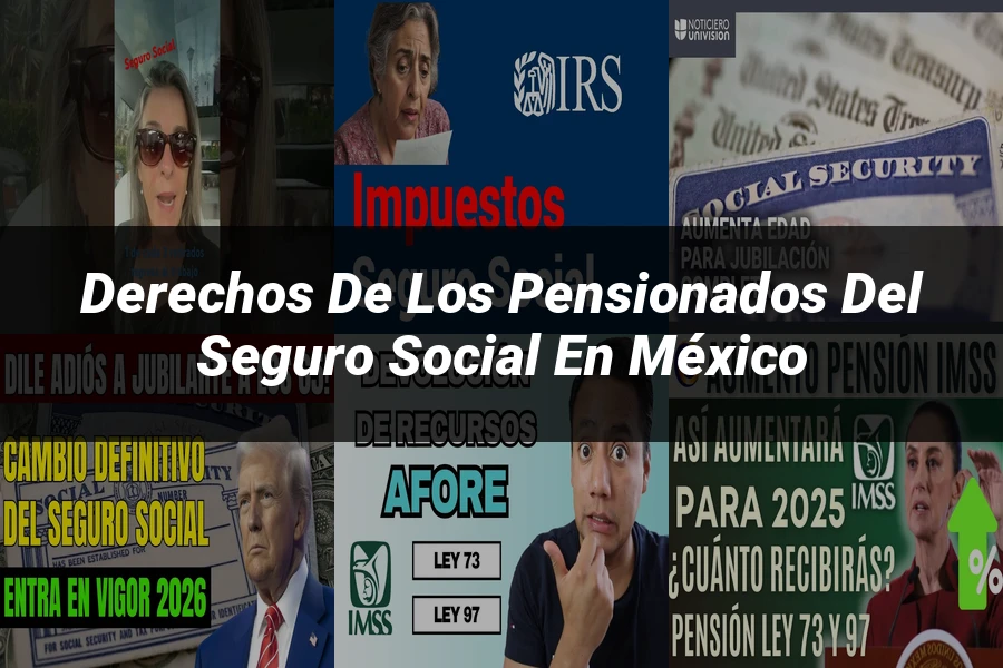 "Derechos de los pensionados del seguro social en México"