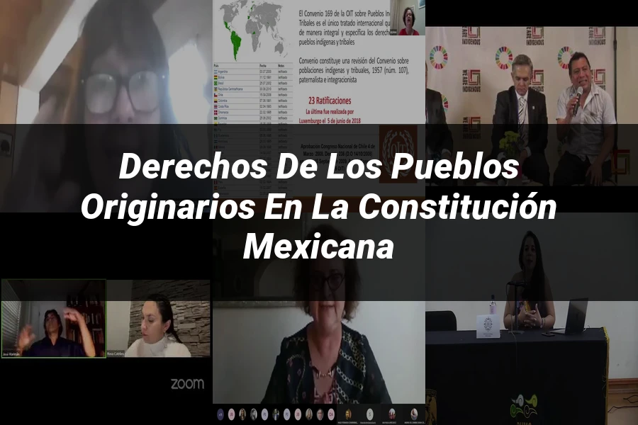 "Derechos de los pueblos originarios en la constitución mexicana"