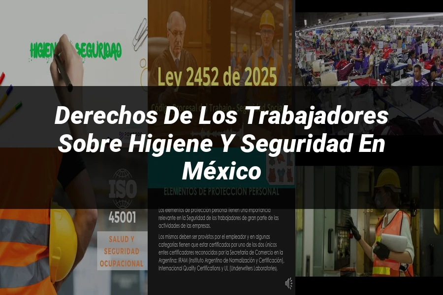 "Derechos de los trabajadores sobre higiene y seguridad en México"