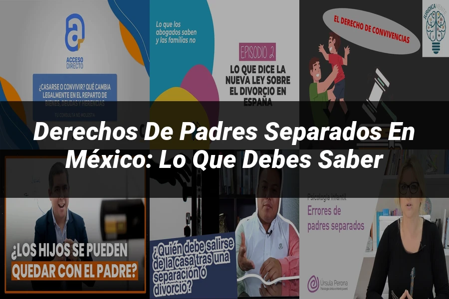 "Derechos de padres separados en México: lo que debes saber"