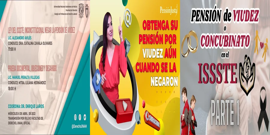 "Derechos de pensión por viudez en el ISSSTE en México"