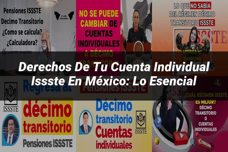 "Derechos de tu Cuenta Individual ISSSTE en México: Lo Esencial"