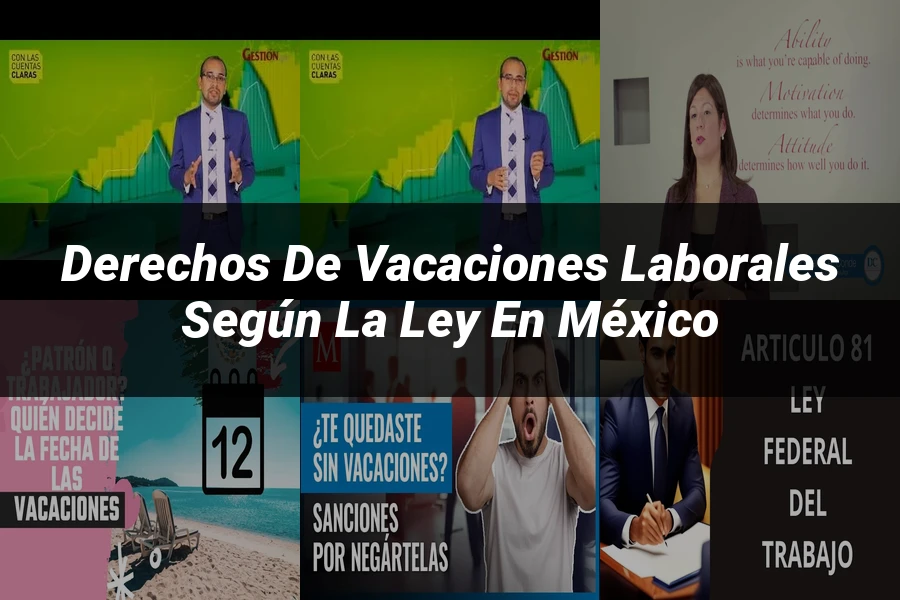 "Derechos de vacaciones laborales según la ley en México"