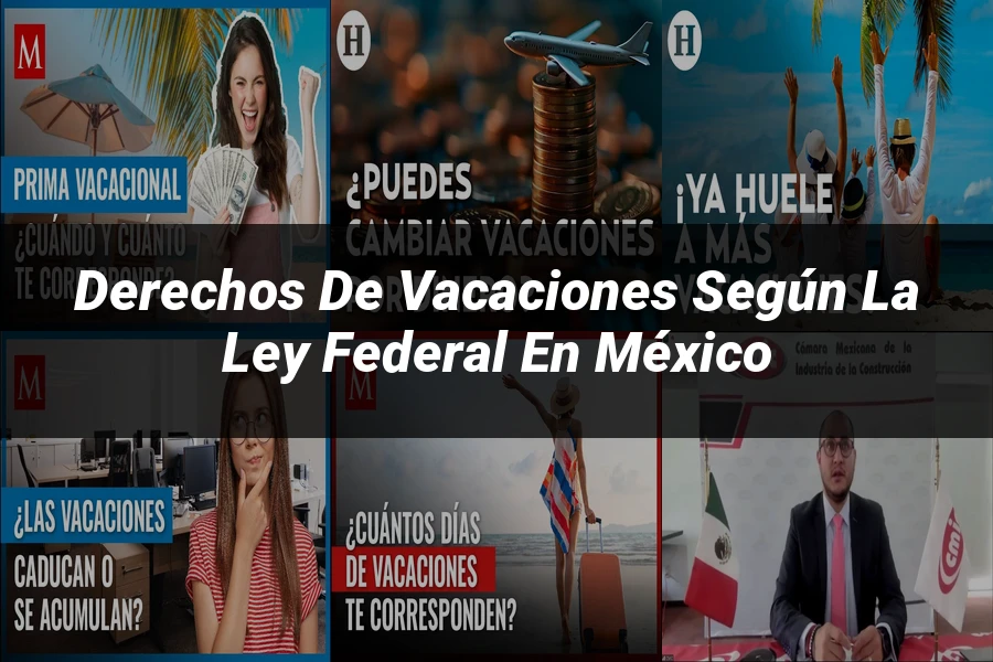 "Derechos de vacaciones según la ley federal en México"