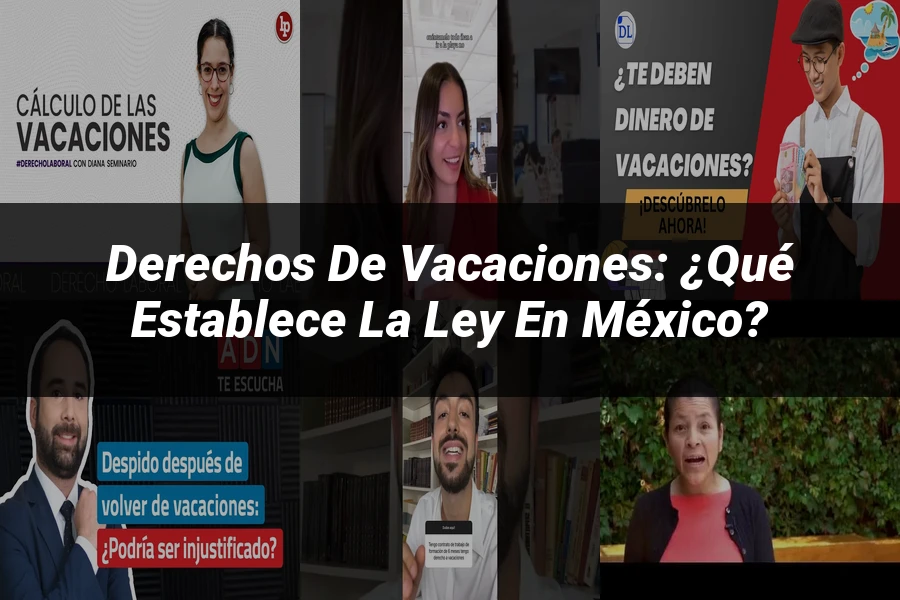 "Derechos de vacaciones: ¿Qué establece la ley en México?"