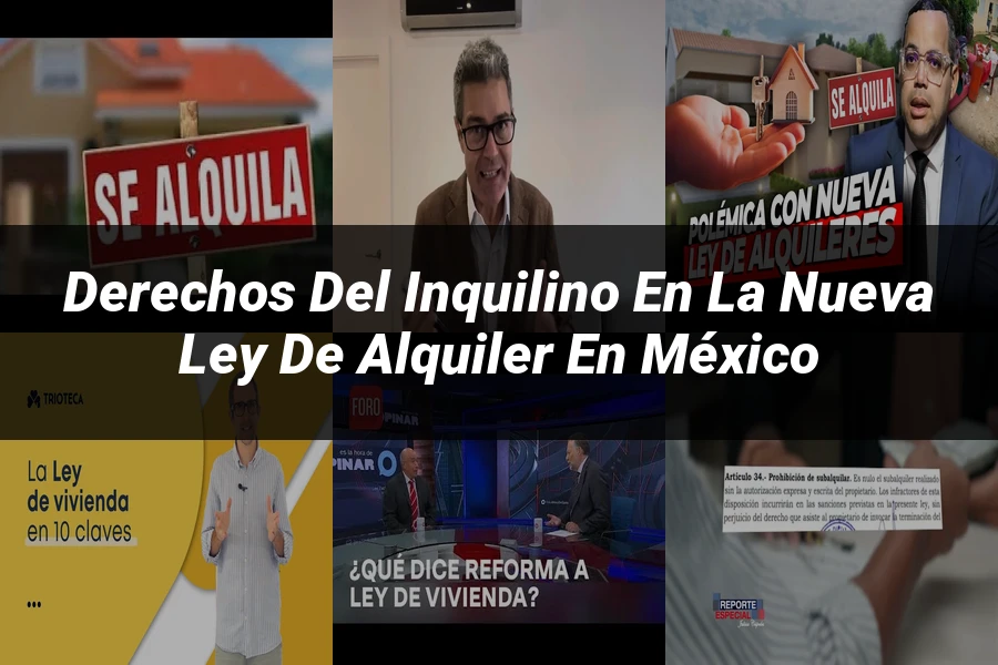 "Derechos del Inquilino en la Nueva Ley de Alquiler en México"