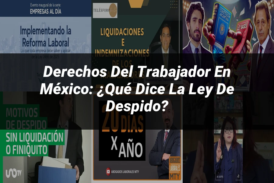 "Derechos del Trabajador en México: ¿Qué Dice la Ley de Despido?"