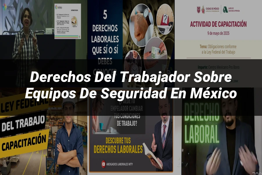 "Derechos del Trabajador sobre Equipos de Seguridad en México"