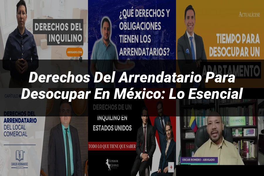 "Derechos del arrendatario para desocupar en México: Lo esencial"