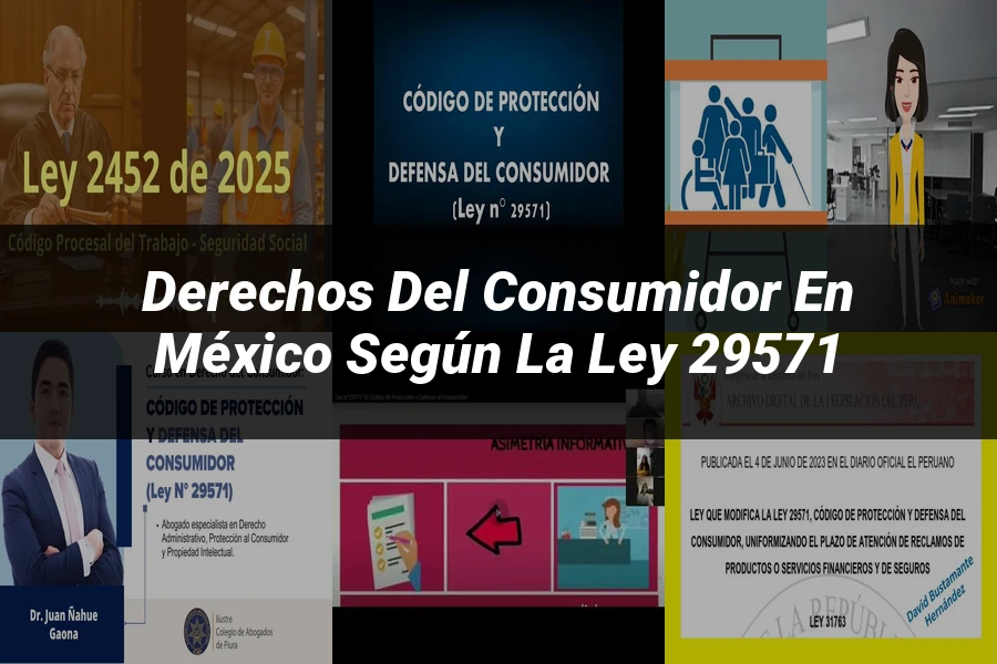 "Derechos del consumidor en México según la ley 29571"