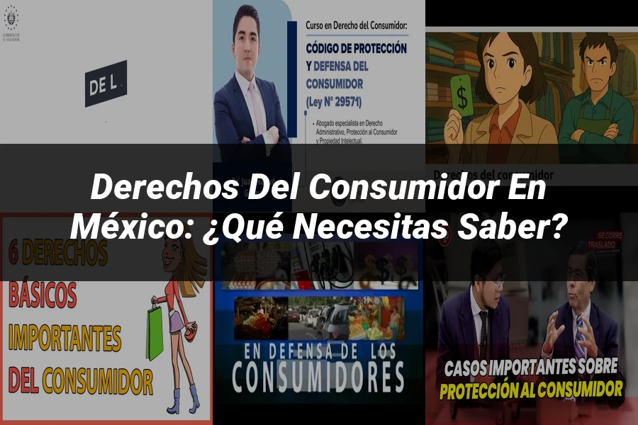 "Derechos del consumidor en México: ¿Qué necesitas saber?"