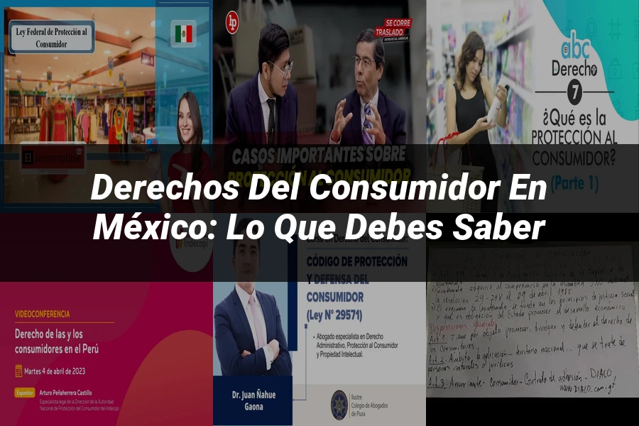 "Derechos del consumidor en México: lo que debes saber"