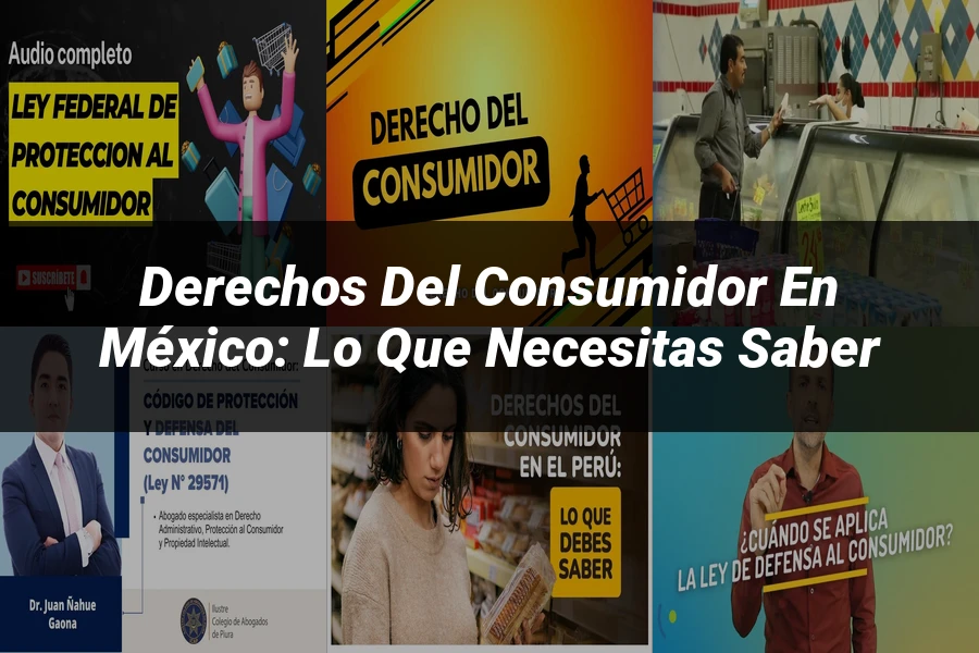 "Derechos del consumidor en México: lo que necesitas saber"