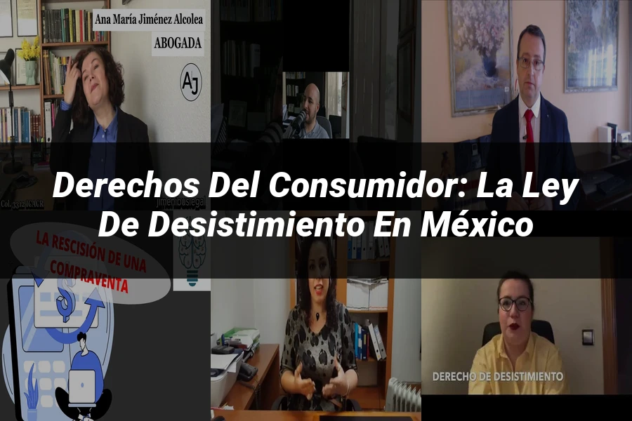 "Derechos del consumidor: La ley de desistimiento en México"