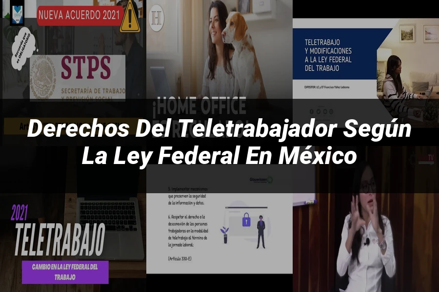 "Derechos del teletrabajador según la Ley Federal en México"