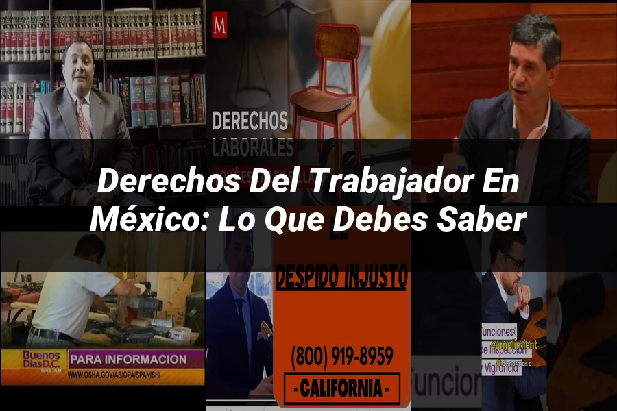 "Derechos del trabajador en México: lo que debes saber"